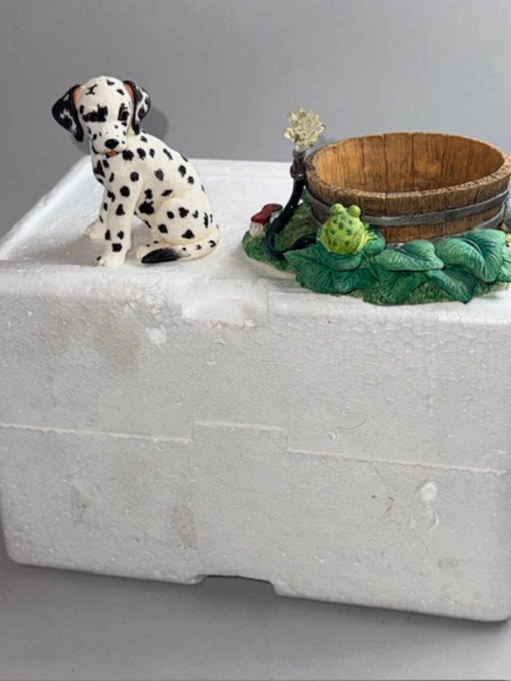 Vintage Dalmatian Figurine Hamilton Puppy Dog Anthropomorphic Spot Takes Bath - Picture 5 of 5